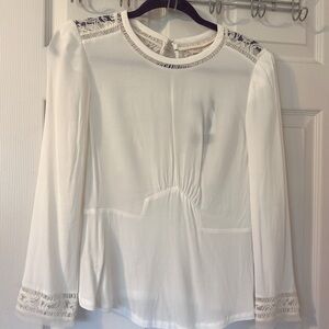 NWT | Rebecca Taylor lace blouse